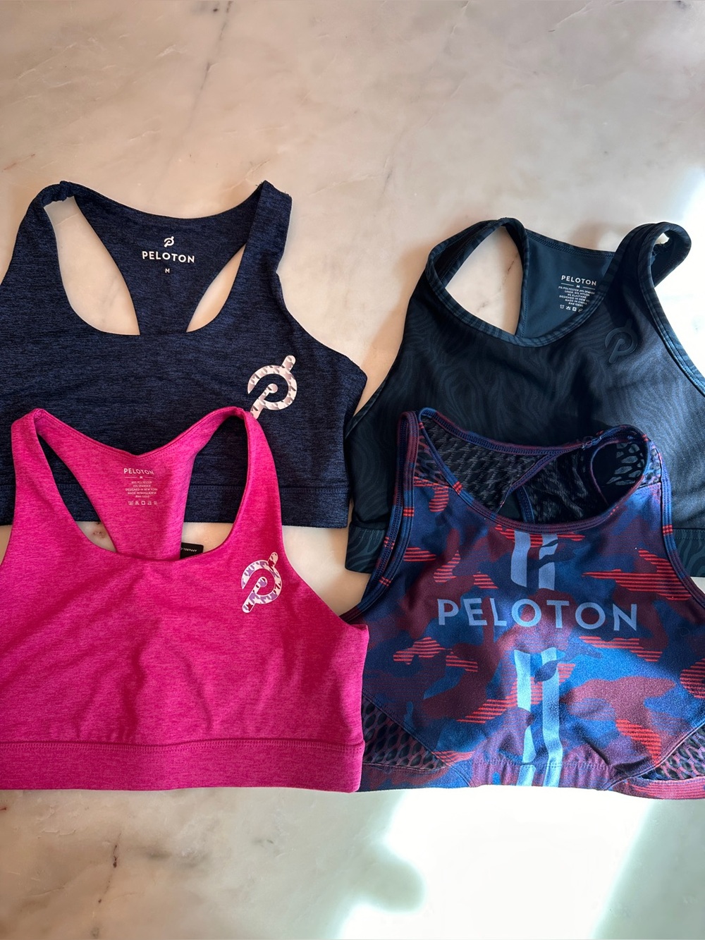 Peloton Sports Bra Bundle 4-Pack Women's Medium M Activewear